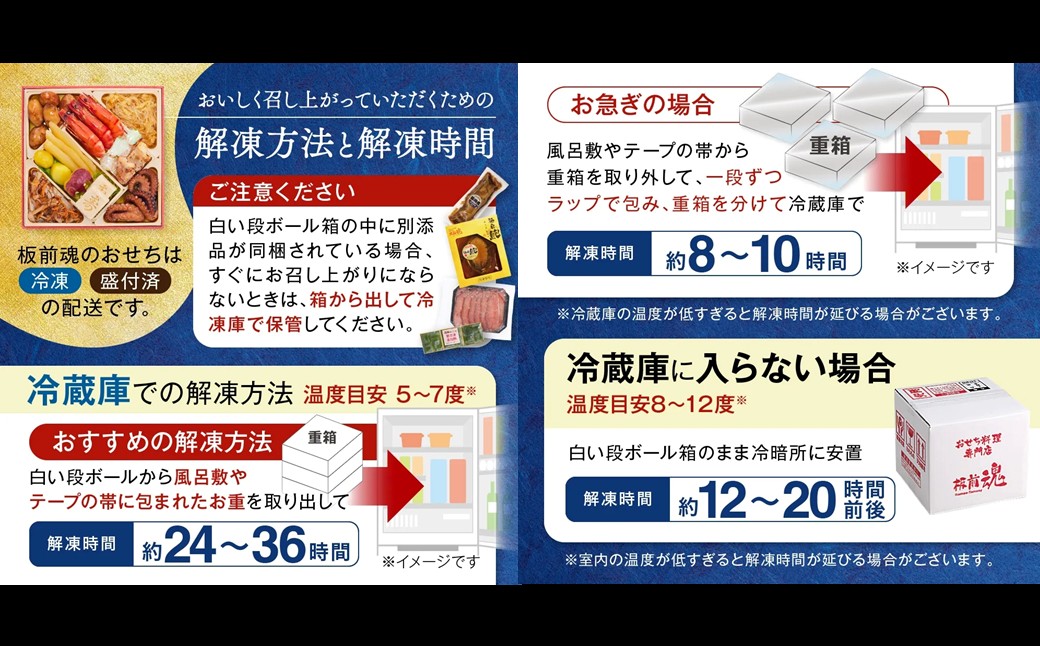 【D5-057】「飯塚の極」特大八.五寸 和洋風三段重おせち(5人前)
