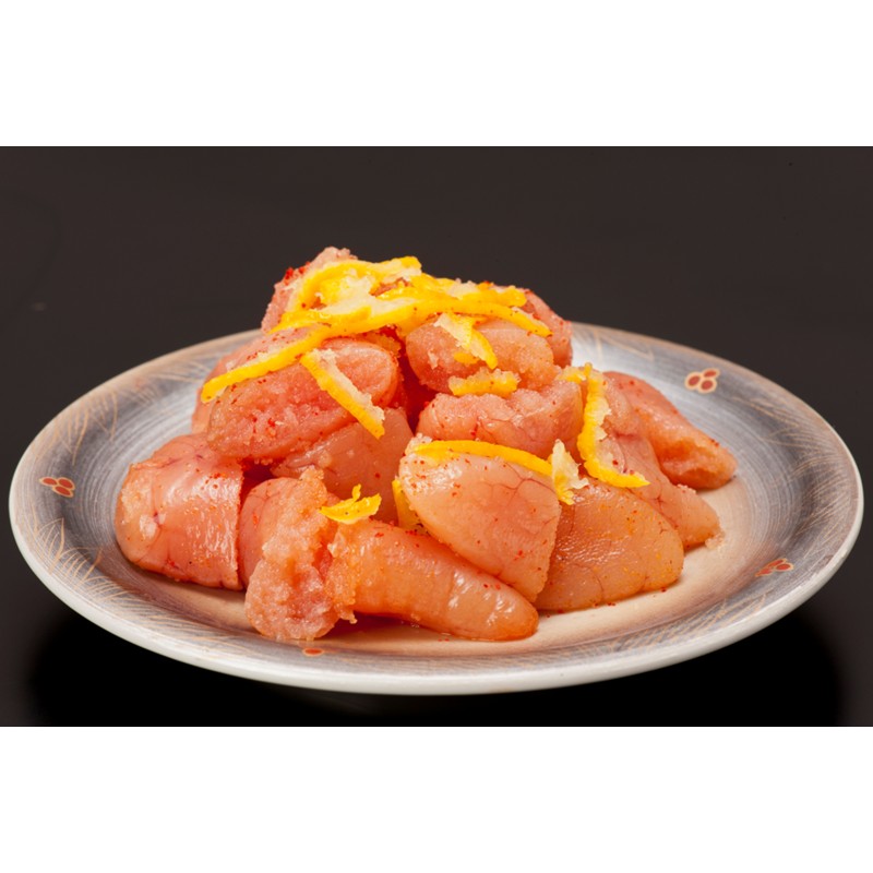 【訳あり】辛子明太子ゆず皮入り切大1kg(500gx2)【091-0004】