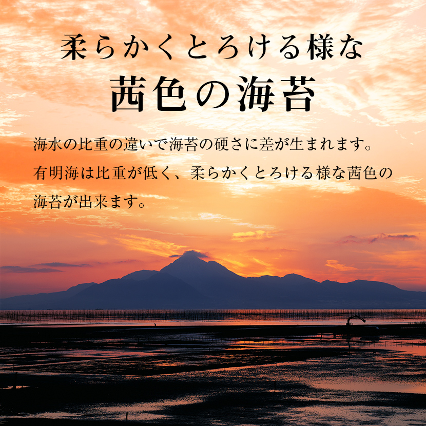 【福岡有明のり】有明海産　味海苔　10切100枚　4本セット 合計400枚【015-0018】
