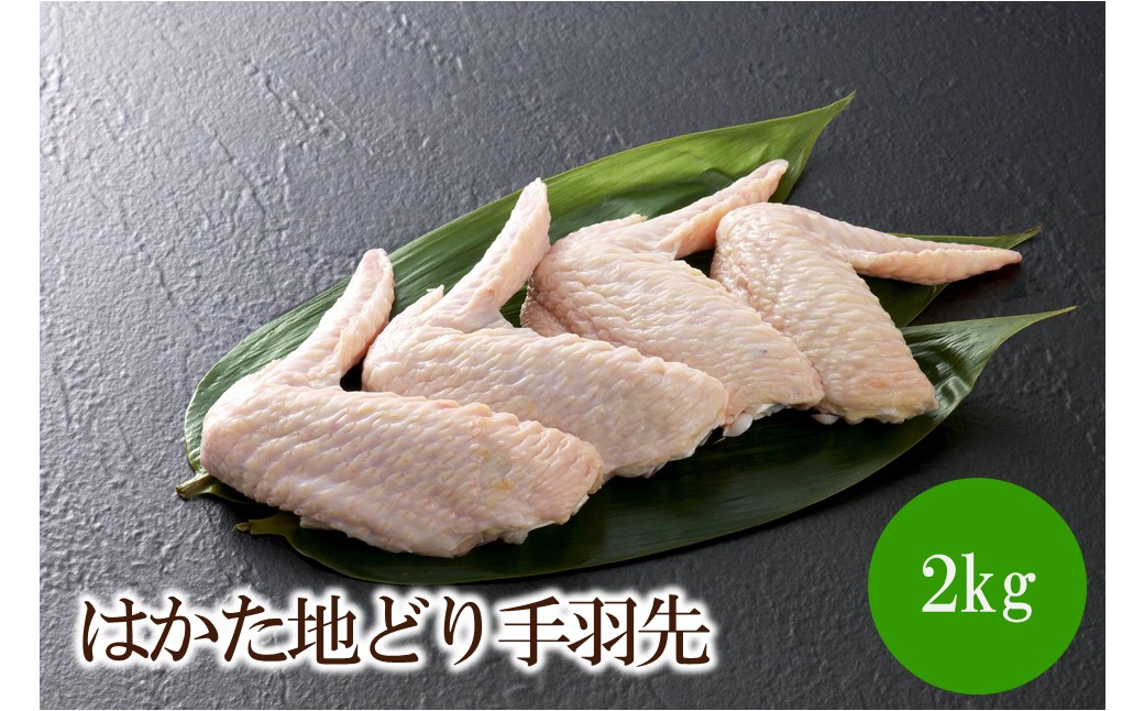 はかた地どり手羽先2kg(1kgx2)【091-0015】