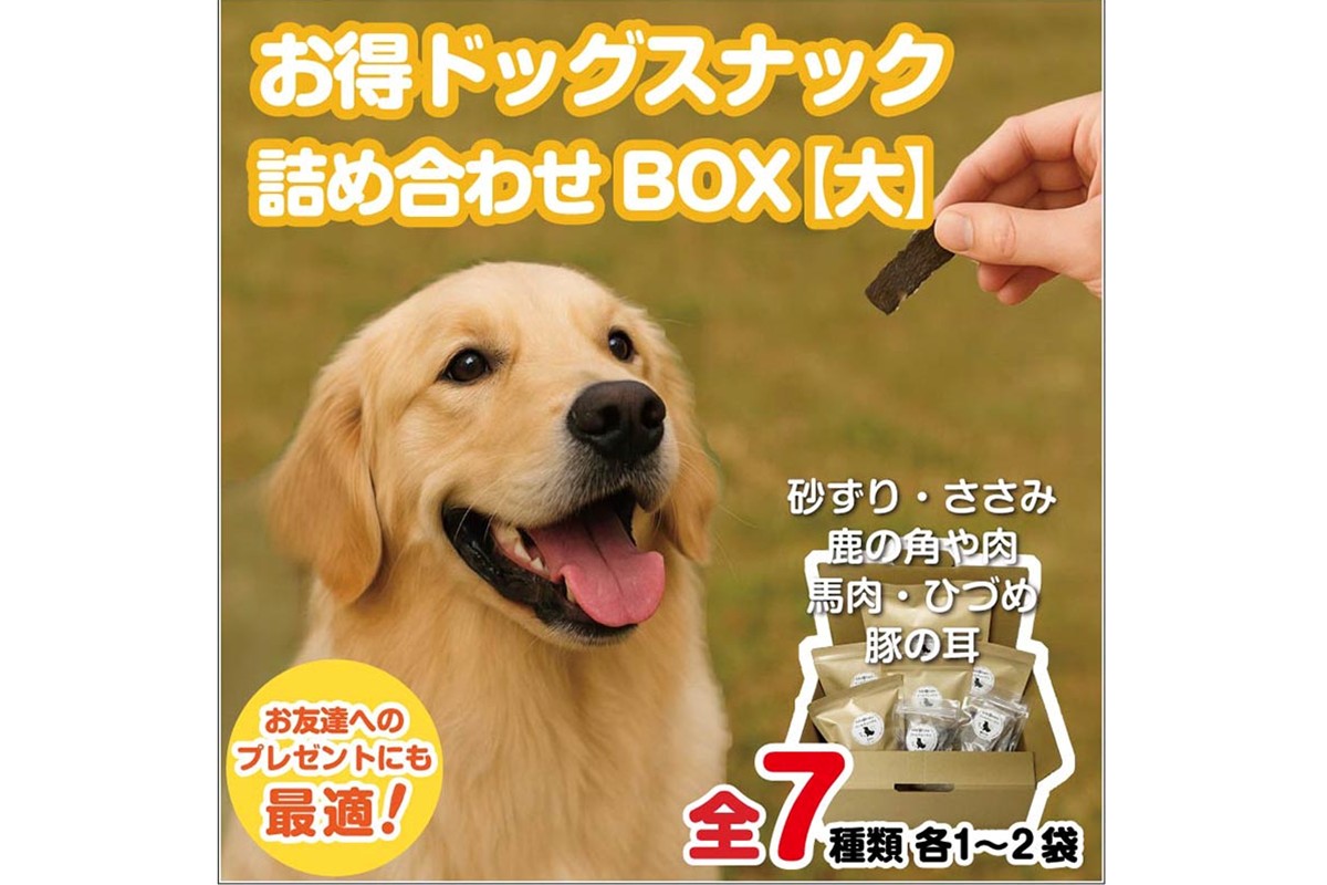 ドッグスナック詰め合わせBOX【大】【090-0001】