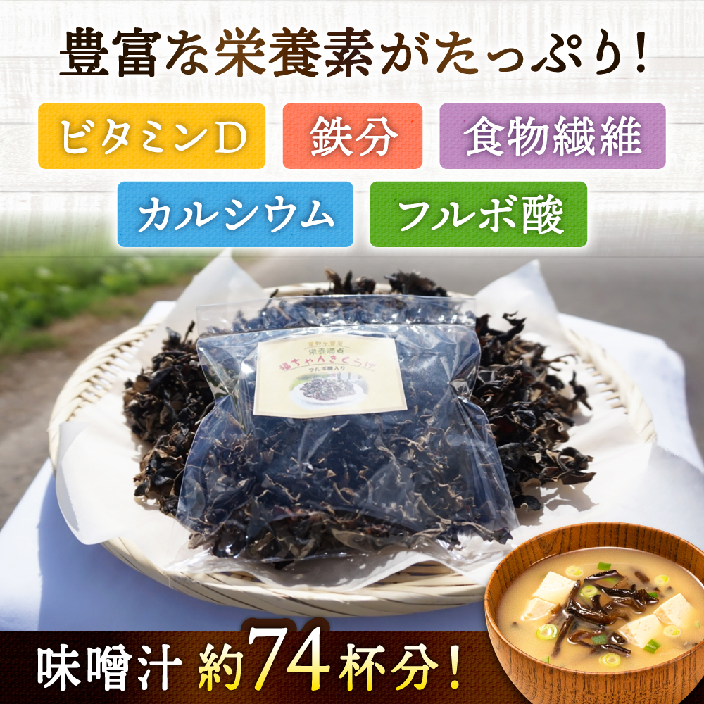 吉野ヶ里産 フルボ酸入り 福ちゃん 乾燥きくらげ 89g きくらげ キクラゲ [FDS003]