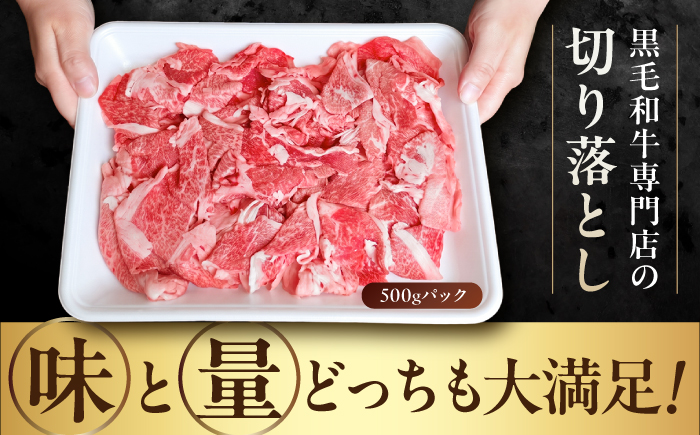 【全2回定期便】 佐賀産和牛 切り落とし 1kg（500g×2P） 吉野ヶ里町/石丸食肉産業  [FBX051]
