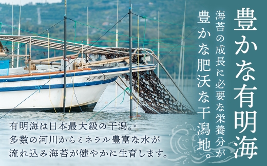 【訳あり】有明海産 焼き海苔 半切り 40枚 吉野ヶ里町 / 株式会社エフビーネット [FBT055]
