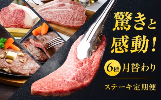 【全6回定期便】プロ厳選！赤身希少部位だけをお届け 贅沢に味わう 月替わりステーキ定期便　吉野ヶ里町/ミートフーズ華松 [FAY129]