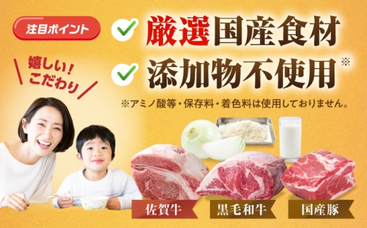 【全2回定期便】 佐賀牛入り 黒毛和牛ハンバーグ 1.4kg （140g×10個） がばいばーぐ 吉野ヶ里町/石丸食肉産業  [FBX055]