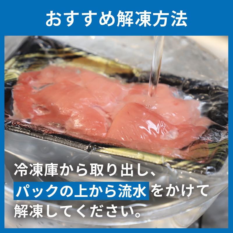 【訳あり】長崎県産本まぐろ贅沢盛り100g×3パック【B1-171】