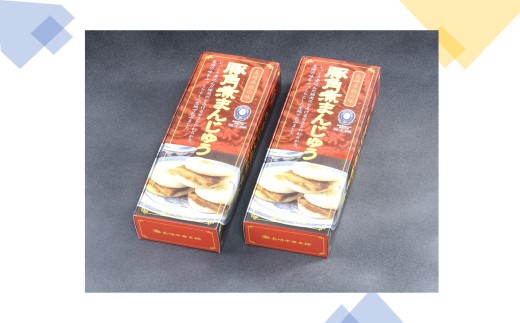 自慢の逸品、豚角煮まんじゅう2箱(1箱5個入り)( 角煮 角煮まんじゅう 豚角煮 角煮まん 個包装 中華 ギフト 贈り物 プレゼント 贈答 )【169-0003】