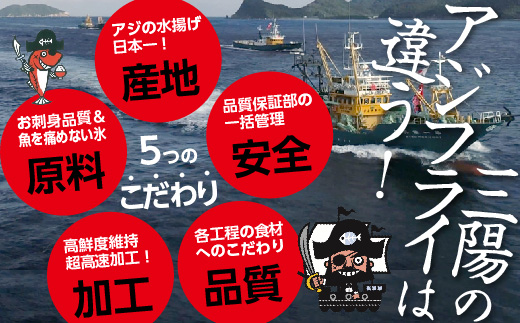 「アジフライの聖地 松浦」産地直送 新鮮・急速冷凍 業務用箱入り 松浦市の逸品「三陽のあじフライフィーレ」120枚( アジフライ あじ アジ 業務用 フライ フィーレ おかず 松浦市 )【172-0002】