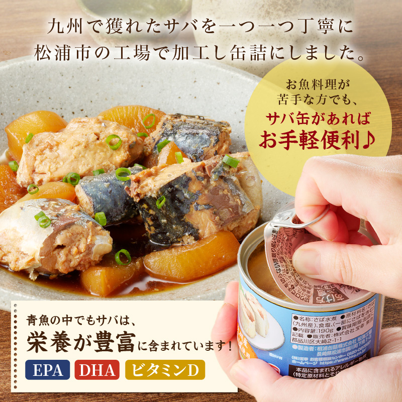 さば水煮缶セット(12缶)( さば サバ 鯖 さば缶 サバ缶 非常食 保存食 簡単調理 )【008-0017】