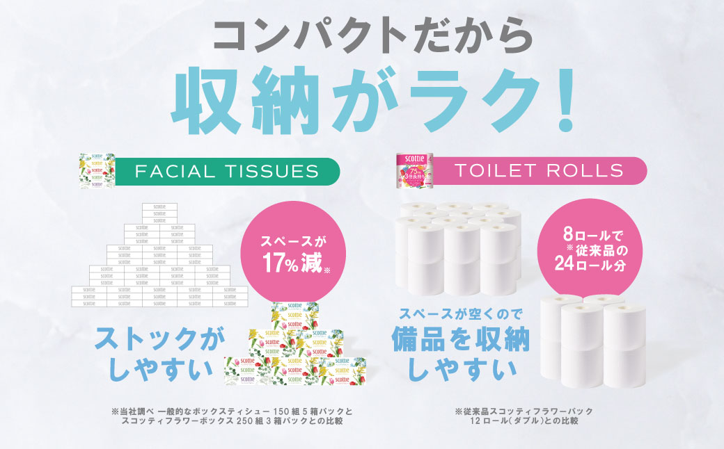 【定期便3回】【毎月お届け】【スコッティ】 組み合わせ ティシュー フラワーボックス 250組 5箱 計15箱 トイレットロール ダブル フラワーパック 3倍長持ち 4ロール 計12ロール ティッシュ トイレットペーパー 日用品 防災備蓄 ストック 備蓄 新生活 防災 消耗品 生活用品 日用消耗品 箱ティッシュ 熊本県 八代市