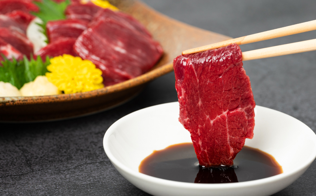 【定期便6回】 赤身 馬刺し 200g