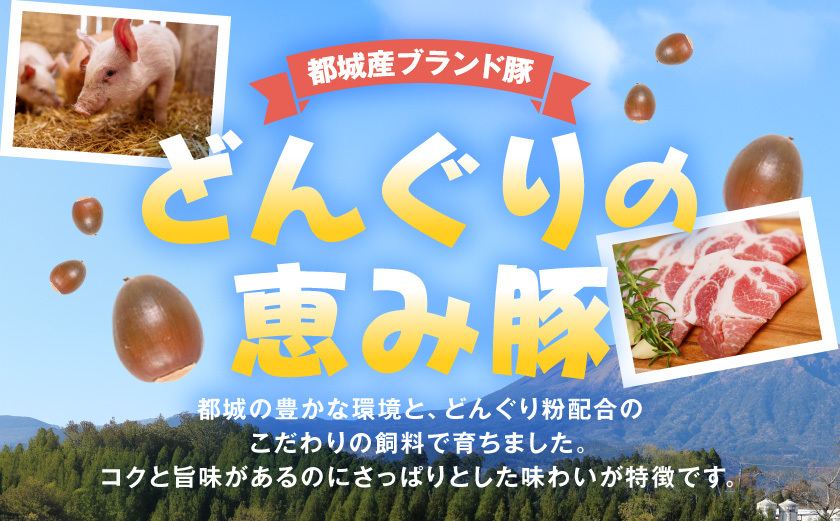 「どんぐりの恵み豚」こま切れ3.6kg_MJ-1115_(都城市) 都城産 こま切れ どんぐりの恵み豚 どんぐり粉 コプラフレーク こだわり 「コク」「サッパリ」野菜炒め 豚汁 豚肉