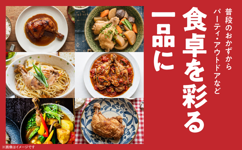 【10/1(木)より寄附金額改定予定】2652 若鶏骨付きもも10本　KN105-008