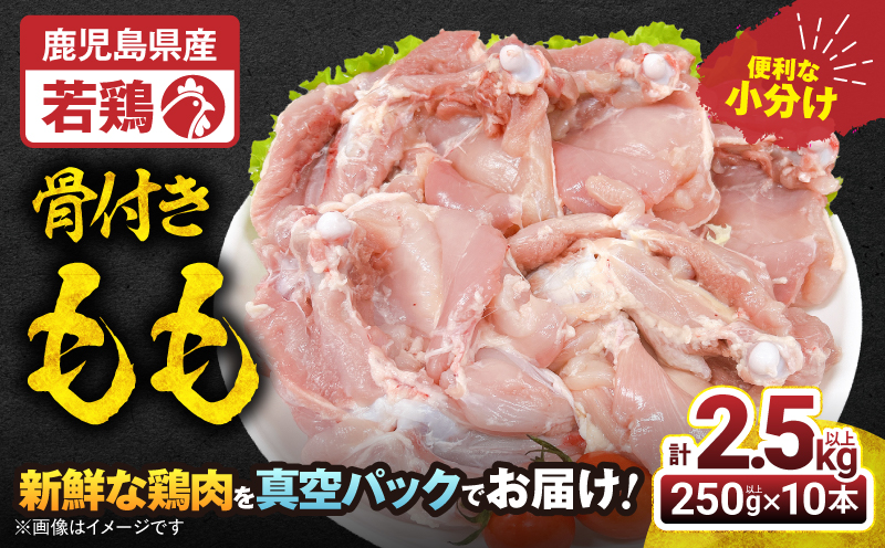 【10/1(木)より寄附金額改定予定】2652 若鶏骨付きもも10本　KN105-008