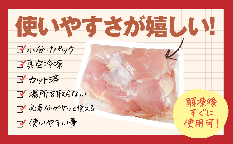 【10/1(木)より寄附金額改定予定】2651 若鶏肩肉3kg　KN105-007