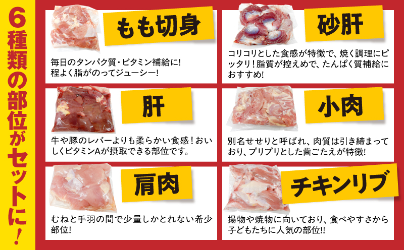 【10/1(木)より寄附金額改定予定】2653 若鶏焼肉4.2kgセット　KN105-001