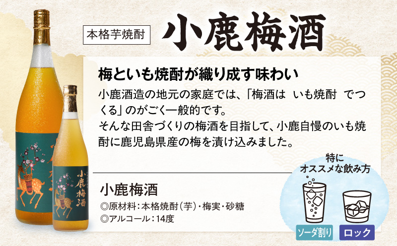 焼酎＆梅酒 1,800ml×3本セット　KN148-005