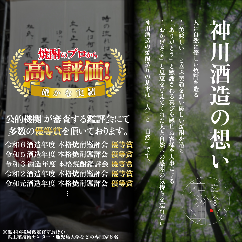 【全3回定期便】（毎月お届け）三浦屋オリジナル 鹿児島限定 芋焼酎 飲み比べセット25度 900ml×6本 神川酒造 鹿児島県 鹿屋市産　KN083-T03