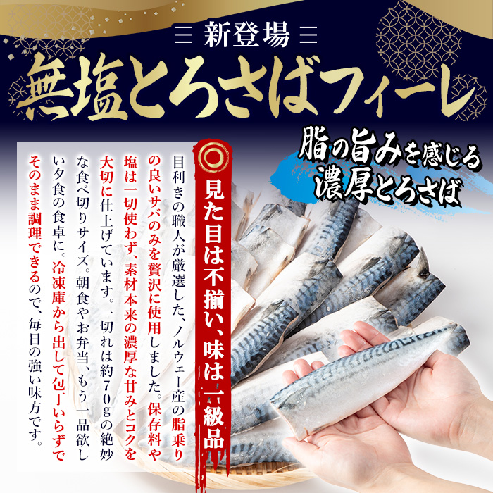 No.1383-B  訳あり！無塩とろさばフィーレ(約2kg) 干物 さば サバ 鯖 魚介類 魚 訳アリ 人気 フィレ 不揃い 冷凍 切り身 切身 おかず 惣菜 お弁当 無塩 便利 【みのだ食品】