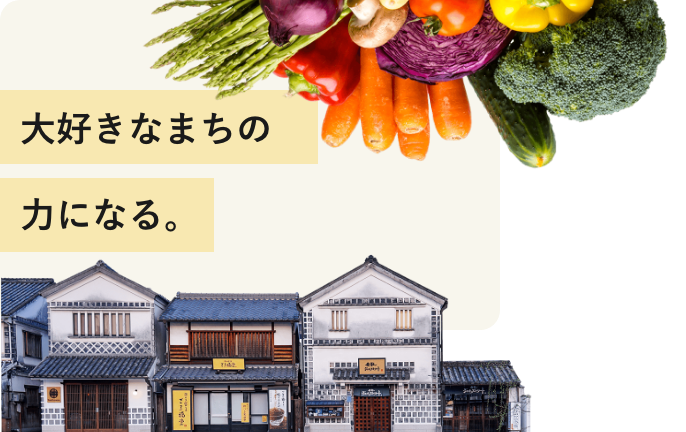 大好きなまちの力になる。